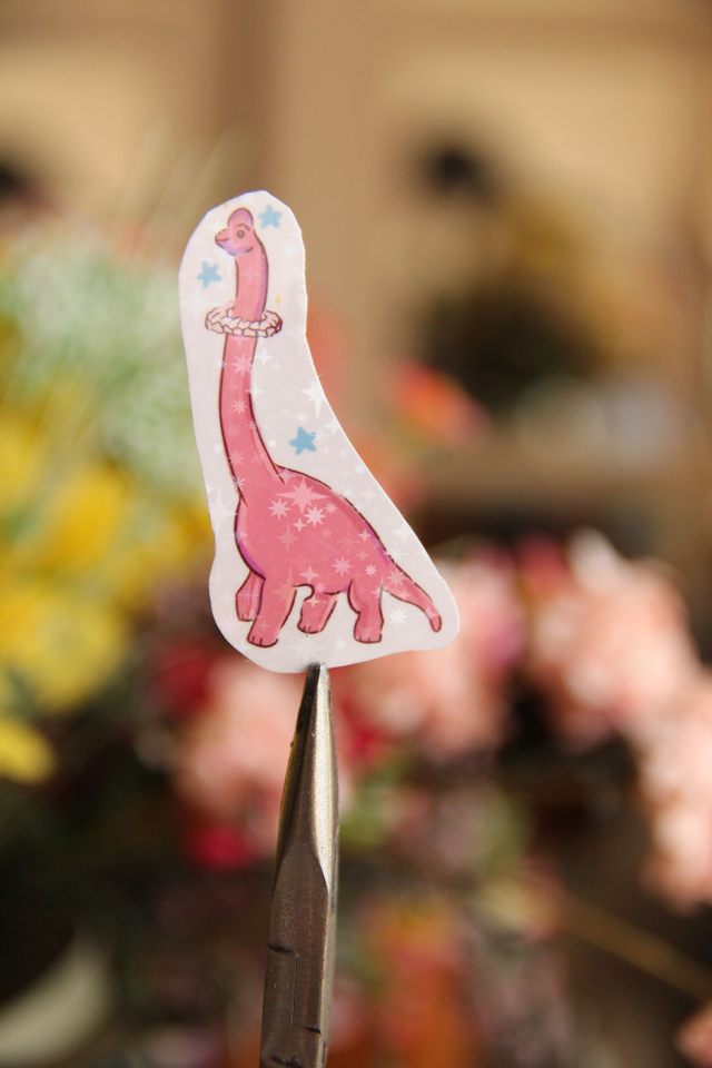 Sticker Dinosaure princesse 🌺
