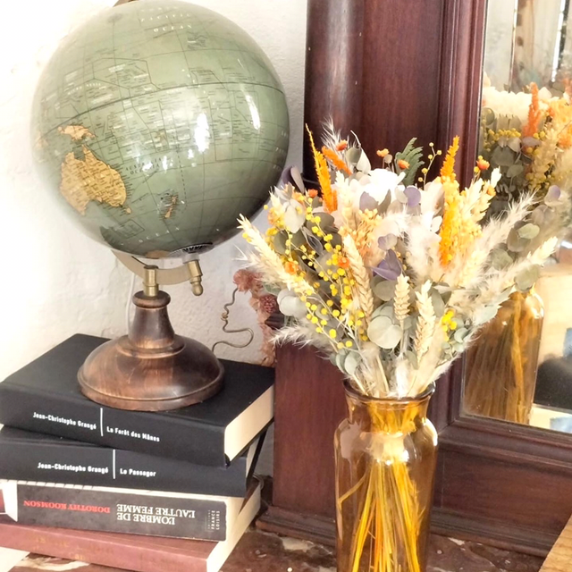 Bouquet mimosa/ chardon 