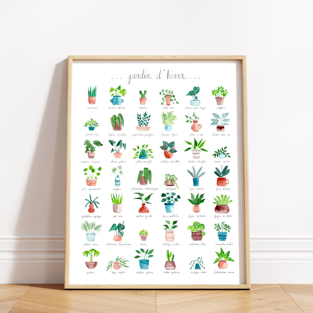 Affiche "Jardin d'hiver"