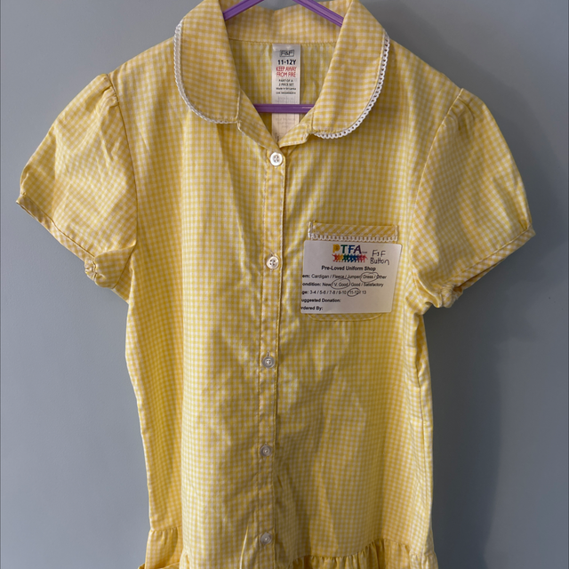Summer Dress - Age 11/12 - F&F (Button) (very good condition)