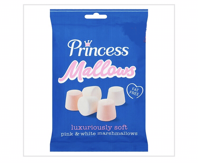 Marshmallows, Princess Mallows Pink &amp; White Marshmallows 150g