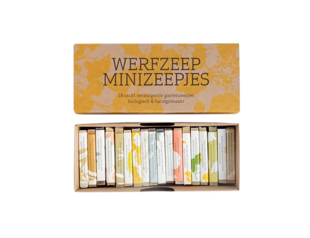 [Werfzeep] Cadeaudoos - Werfzeep minizeepjes - 18 st.