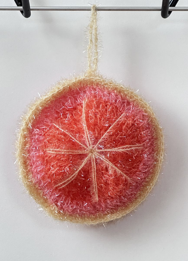 Tawashi, éponge écologique PAMPLEMOUSSE