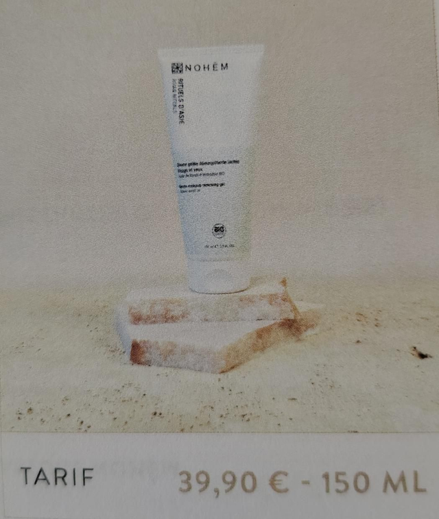 Produit Nohèm Douce gelée démaquillante lactée