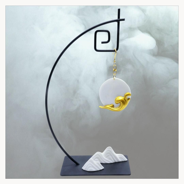 "Pleine lune" - Porte-encens Backflow 32 cm