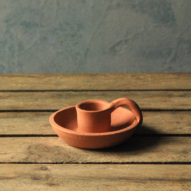 Candle Holder Terracotta