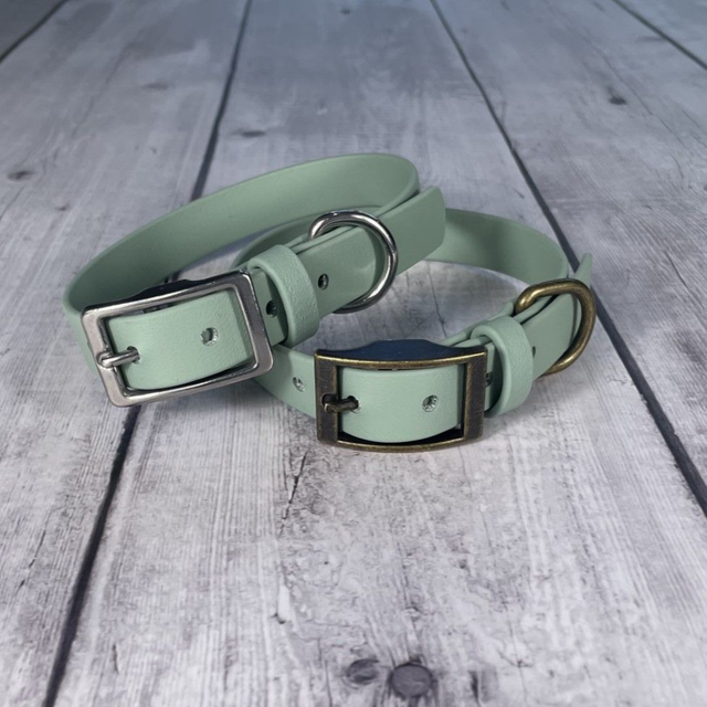 Sage Green Waterproof BioThane® Collar