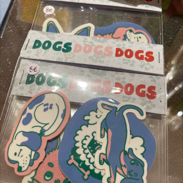 Lot stickers Dogs dogs dogs 