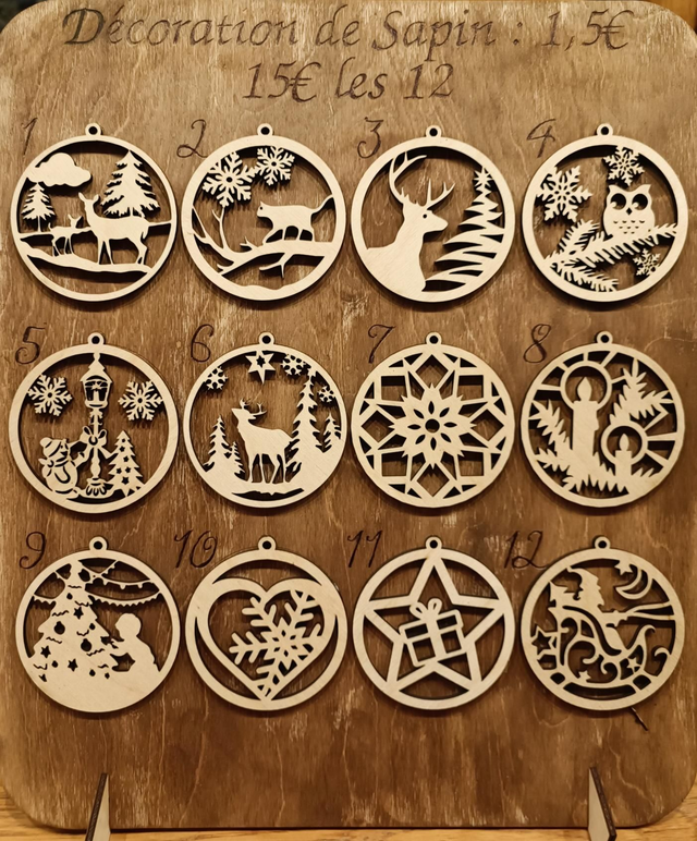 Décoration de sapin 