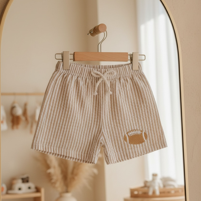 Baby Boys Beige Swim Shorts 
