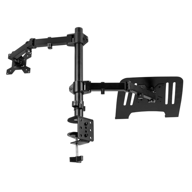   CMA10L Brazo para un monitor de 13"- 32" con soporte para portátil