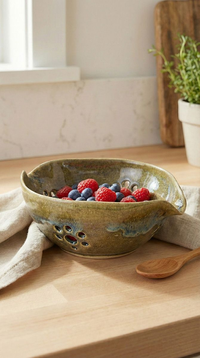 Berry Bowl in Green