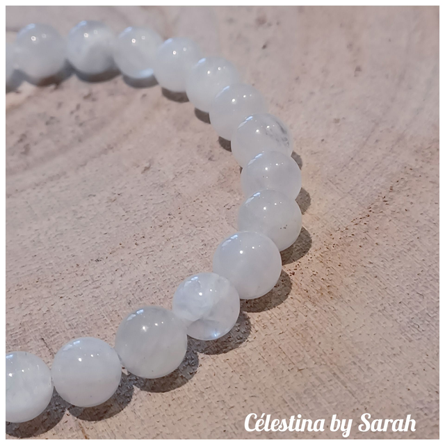 Bracelet Péristérite 6mm Taille Dame
