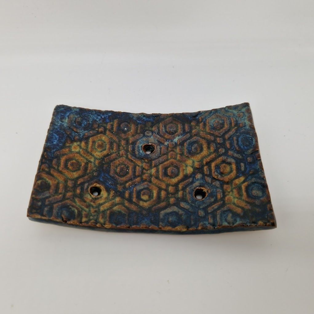 Geometric Pattern Soap Dish 