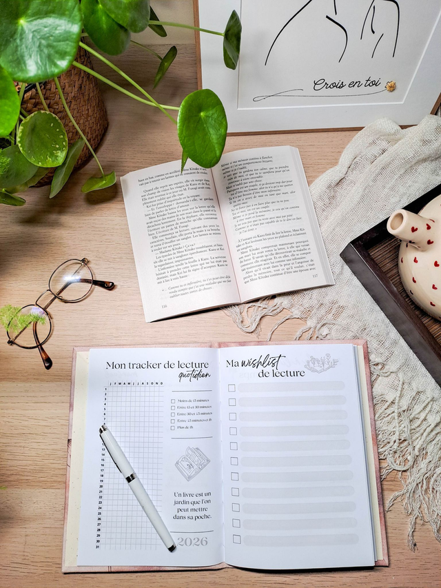 Le jardin des lectures aux camélias givrés