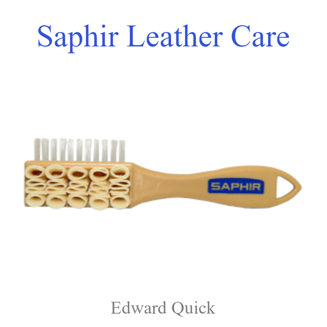 SAPHIR BEAUTE DU CUIR - SUEDE NUBUCK MICROFIBRE BRUSH - 16cm
