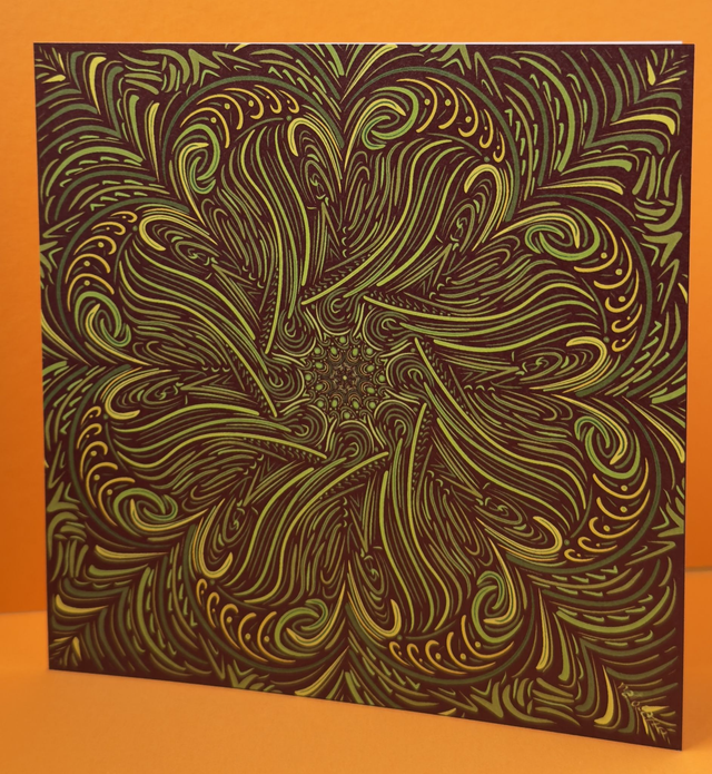 contorto 3 - karte mit einlageblatt und couvert