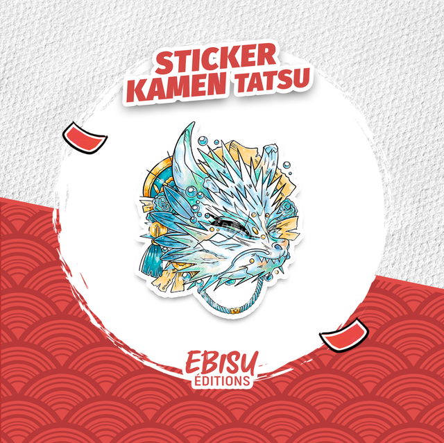 Sticker Kamen Tatsu