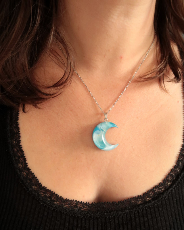 Collier Lune onirique Ondine | CO028