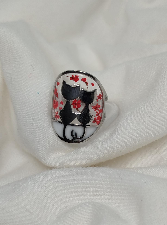 Bague Duchesse coloris rouge 