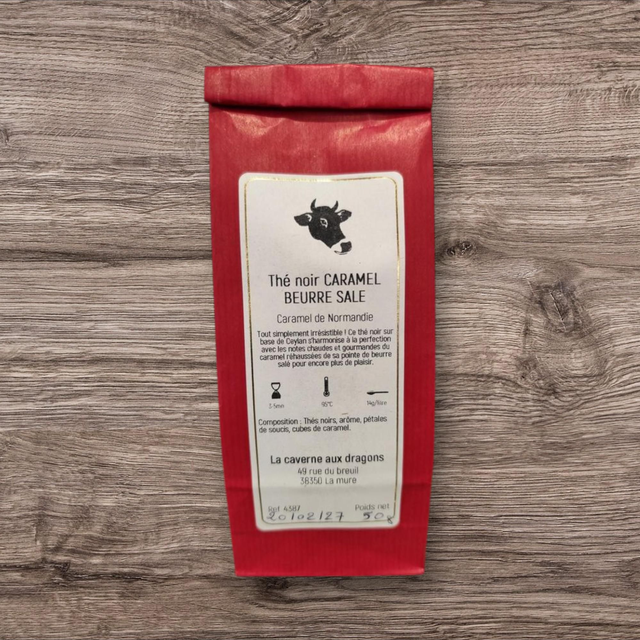 Thé noir caramel beurre salé 50g