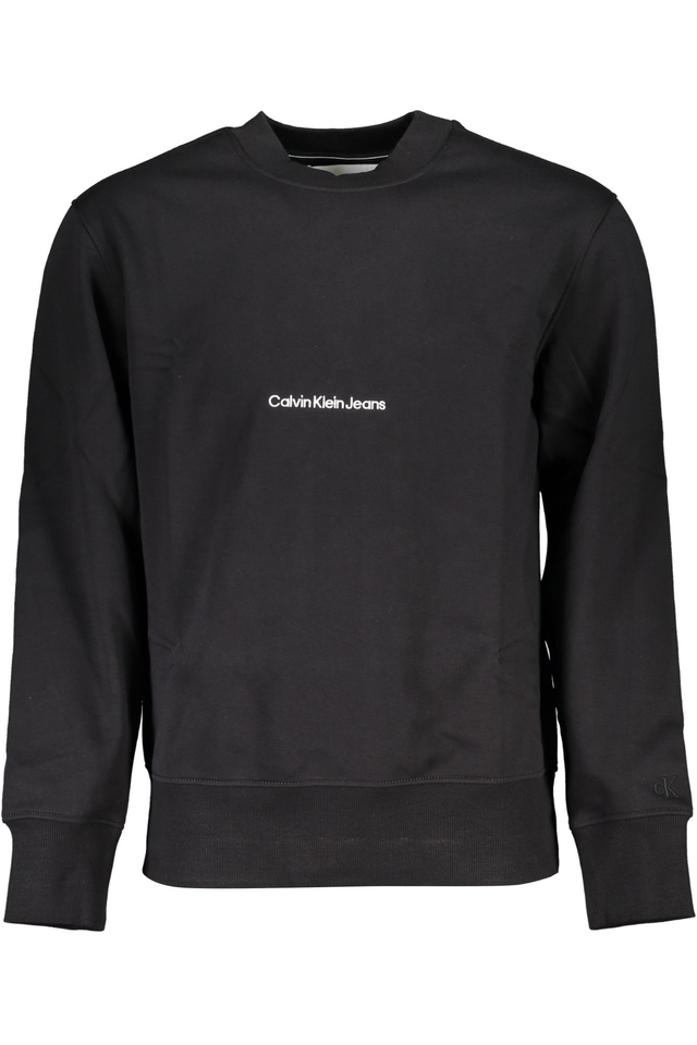 CALVIN KLEIN FELPA SENZA ZIP UOMO NERO