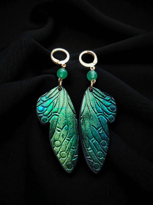 Boucles d'oreilles ZELYS - aventurine