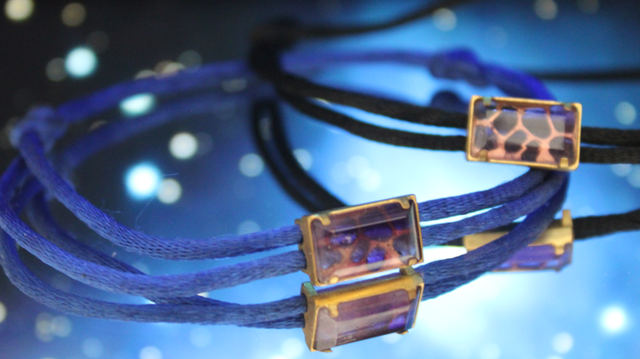 Bracelet rectangle améthyste - MOÏ 