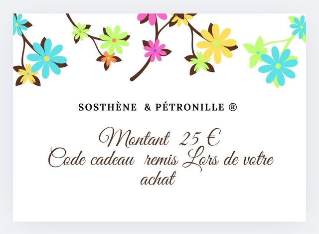 Carte cadeau 25 €
