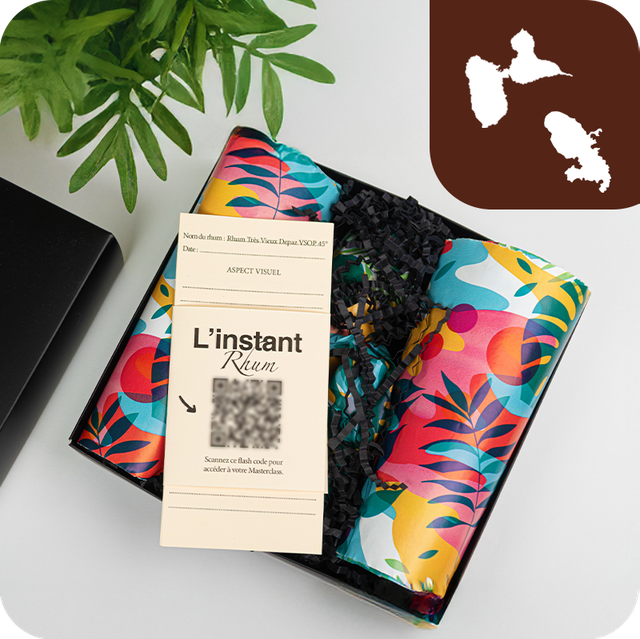 Coffret de Dégustation Guidée du Rhum (Guadeloupe & Martinique)