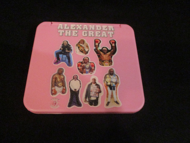Wayne Alexander (Alexander The Great Boxer) Eight Photographs On PALE PINK Compact Mirror