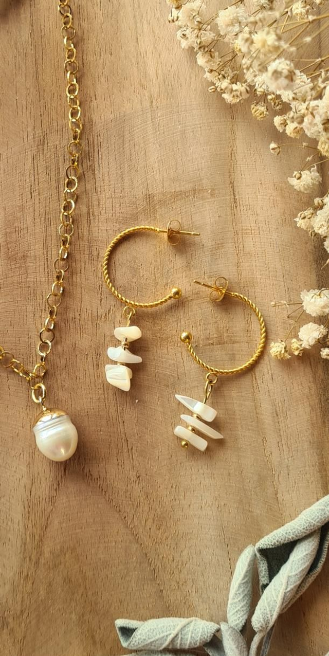 Boucles d’oreilles Écume 