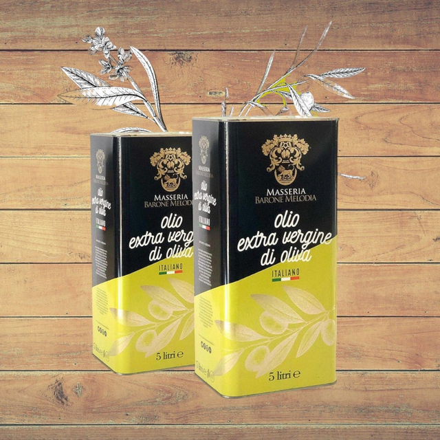Olio Extra Vergine di Oliva 100% italiano - Masseria Barone Melodia