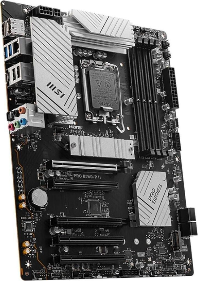 02.2.0089 – Scheda Madre MSI PRO B760‑P II DDR5 – ATX produttività senza WiFi per Intel 12ª/13ª/14ª Gen