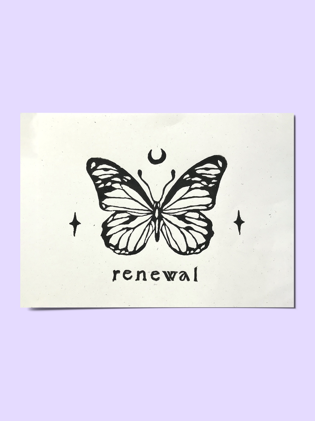 Renewal - Linogravure