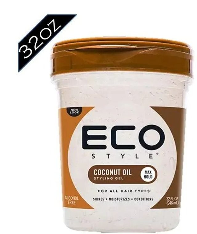 ECO: STYLING GEL - 32OZ COCONUT OIL (115CO)