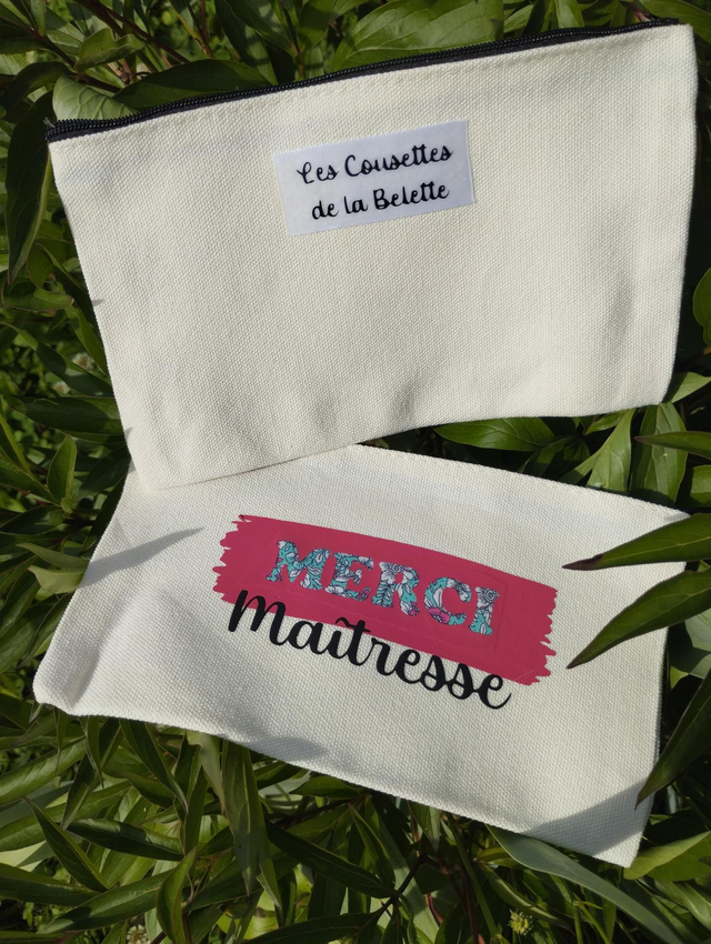 Pochette &quot; Merci Maîtresse &quot;