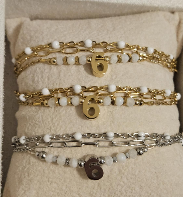 Bracelet triple rangs conscrits 