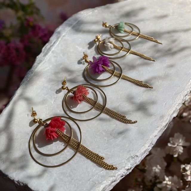 Boucles d'oreilles Athéna