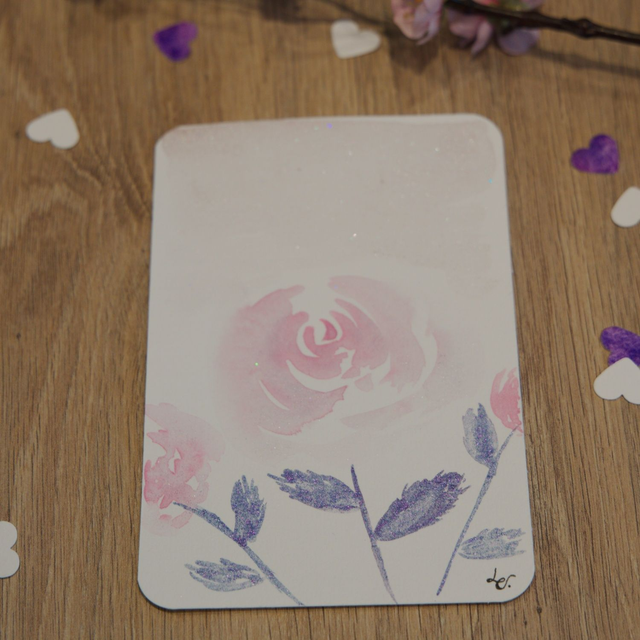 Carte décorative - Rosée du matin