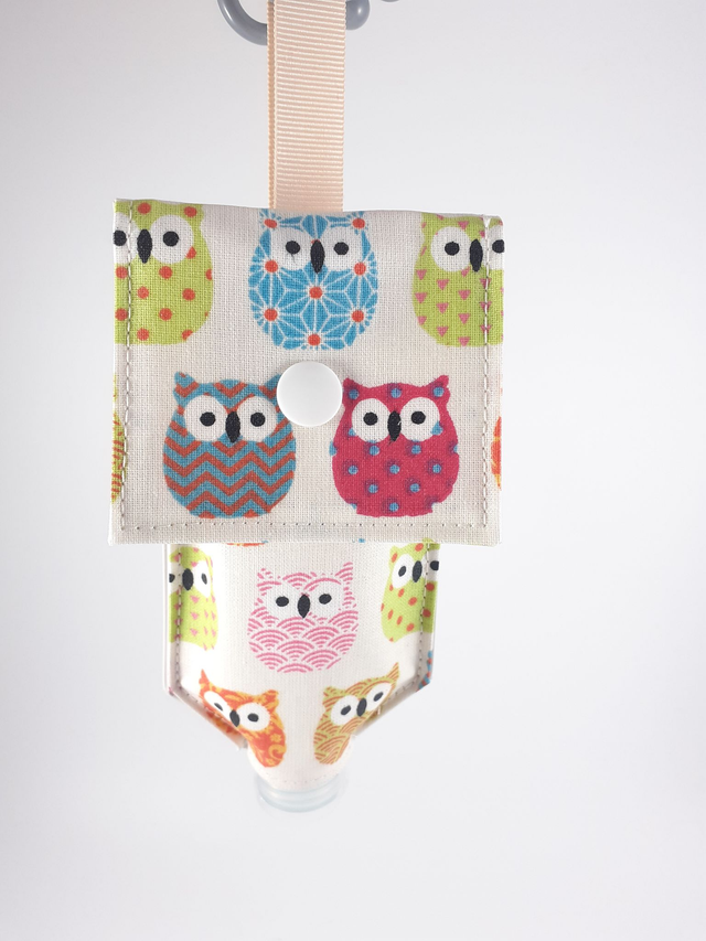 pochette pour gel hydroalcoolique en toile enduite 9