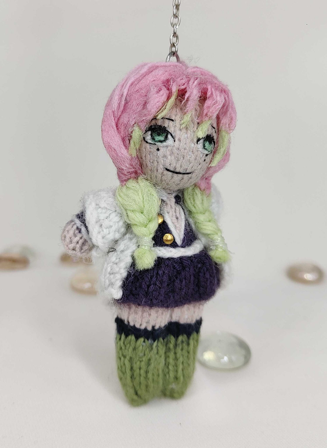 Mini art doll – Mitsuri Kanroji inspired