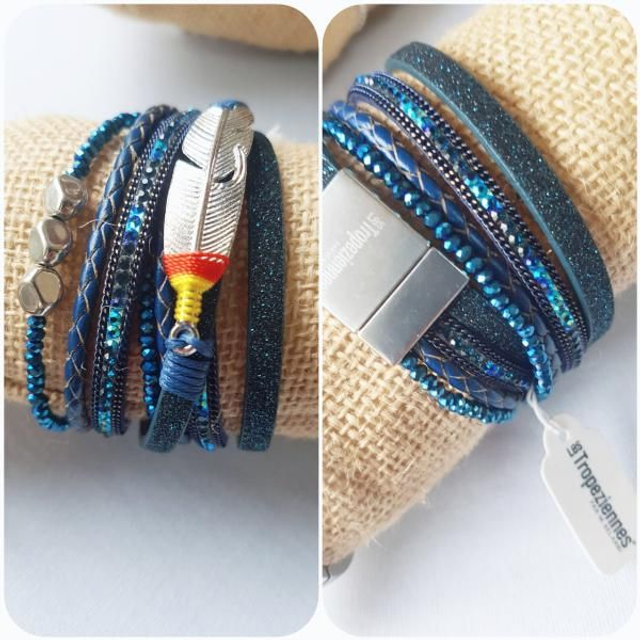 Bracelet double tour les Tropeziennes 