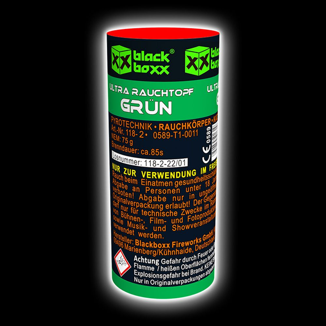 Ultra Rauchtopf, Grün / KAT T1