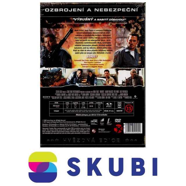 DVD Ozbrojení a nebezpeční / Armored - česky, anglicky, maďarsky, rusky, polsky
