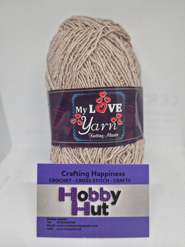 My Love Yarn Knitting Allsorts - Beige - 100g