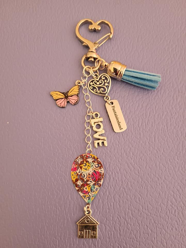 Love up - Bijou de sac argenté 