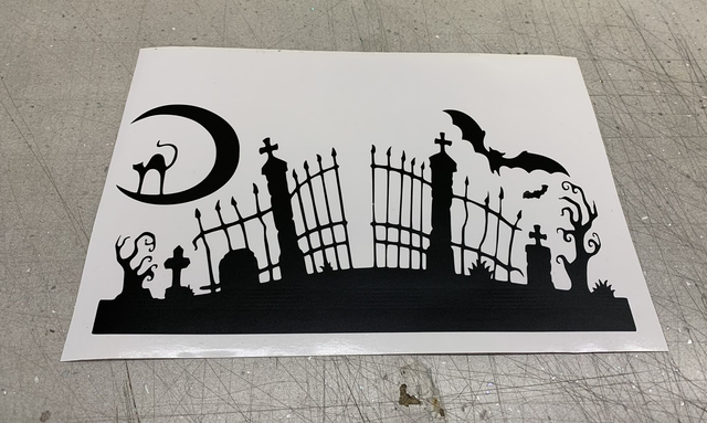 Graveyard gates sticker