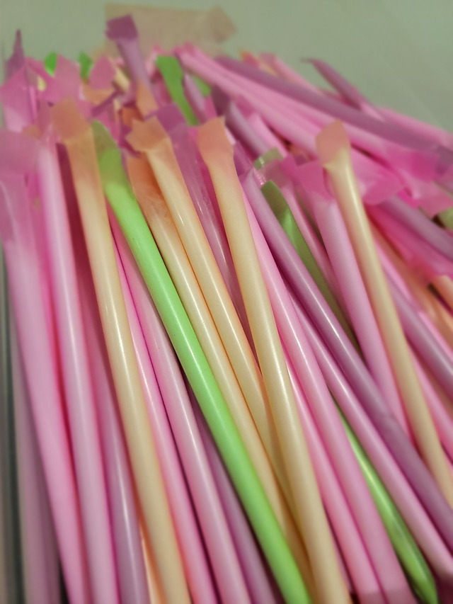 Paille poudre fantastic straws (15cm)