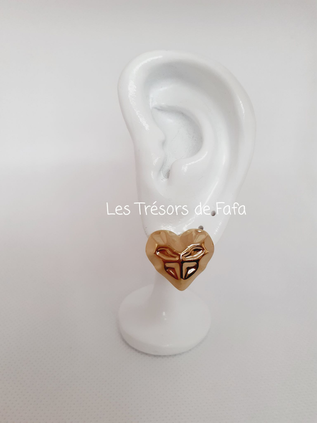 Boucles d'oreilles coeur